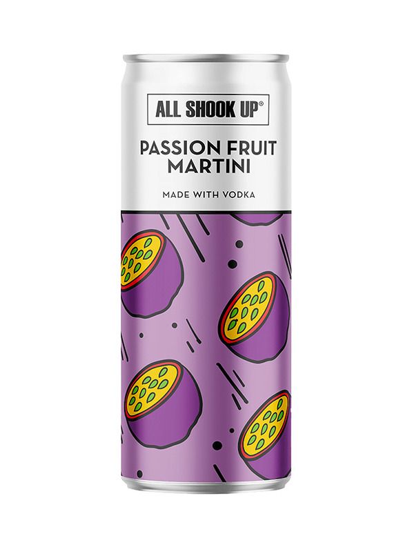 All Shook Up RTD Passion Fruit Martini 3,4% 0,25 l