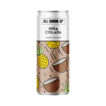 All Shook Up RTD Pina Colada 3,4% 0,25 l