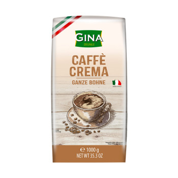 GINA Kaffee Crema ganze Bohnen 1kg