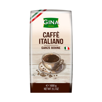 GINA Kaffee Italiano ganze Bohnen 1kg