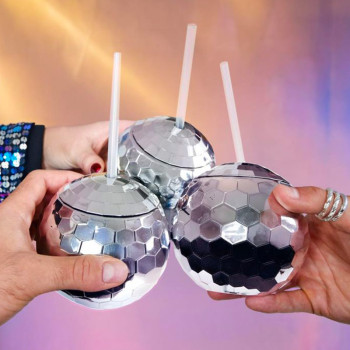 MIKAMAX Disco Ball Cups Set - 3