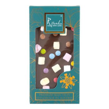 Ritonka PREMIUM mléčné čokoládové kuličky, marshmallow 95g