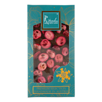 Ritonka PREMIUM mléčná čokoládová káva, brusinky 95g