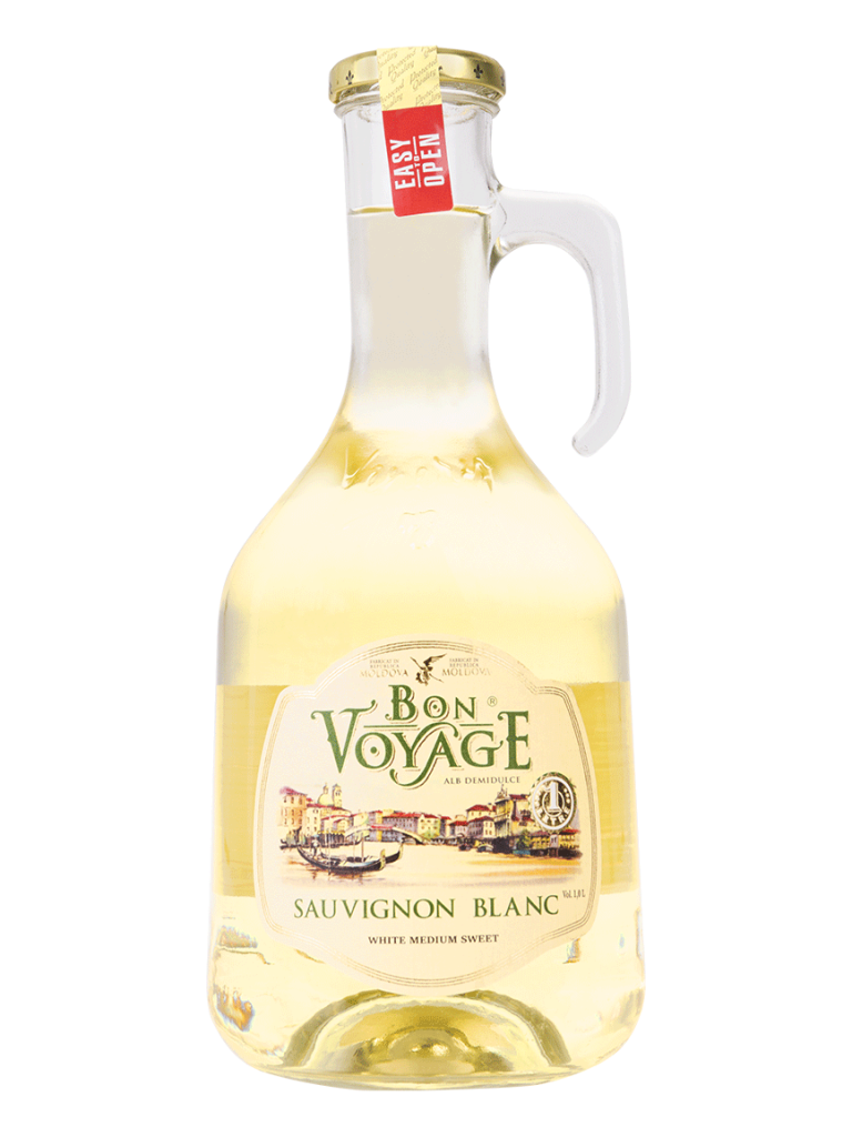 BON VOYAGE Sauvignon bílé polosladké víno 1L