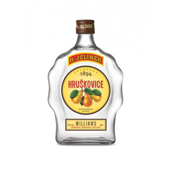 R.Jelínek Hruškovice Williams 42% 0,5 l budík