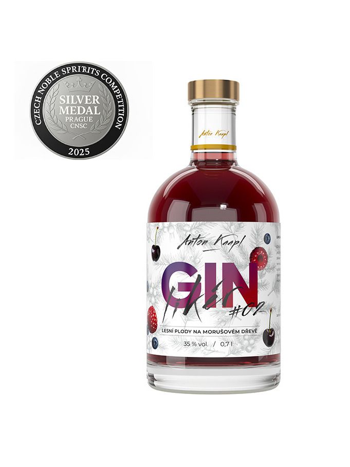Anton Kaapl GIN likér #2 lesní plody na morušovém dřevě 35% 0,7 l