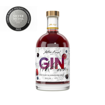 Anton Kaapl GIN likér #2 lesní plody na morušovém dřevě 35% 0,7 l