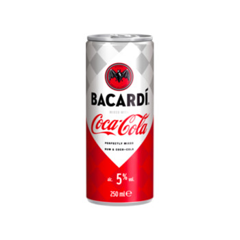 Bacardi&Coke 5% 0,25 l plech