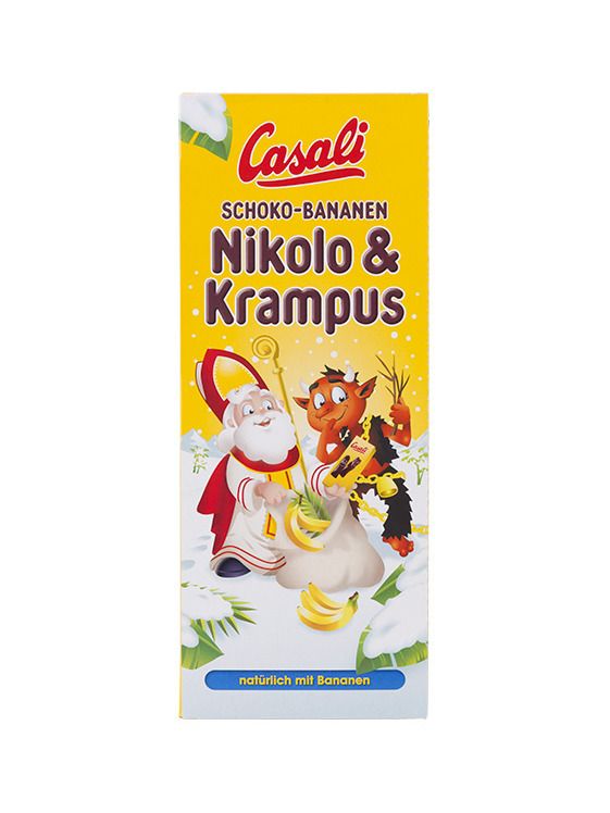 CASALI čoko banánky Nikolo & Krampus 270 g