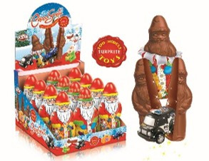Santa kakaová figurka s překvapením 120 g