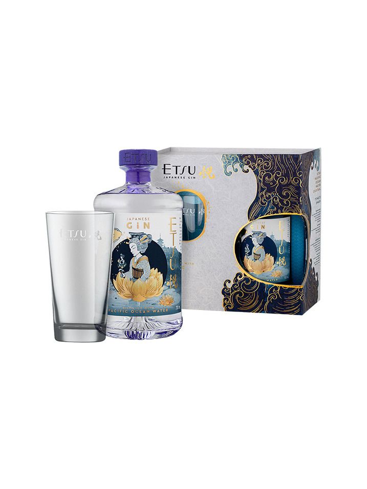 Etsu Pacific Ocean Water Japanese Gin 45% 0,7 l  + sklenice