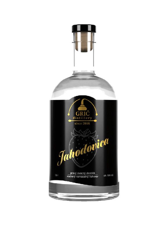GRIČ Jahodovice 0,5l 50%
