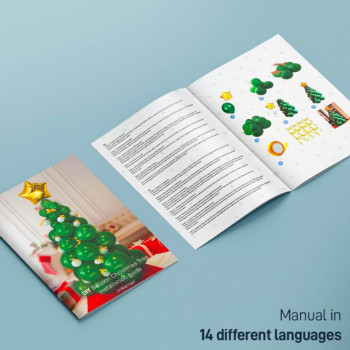 MIKAMAX Diy Balloon Christmas Tree - 4