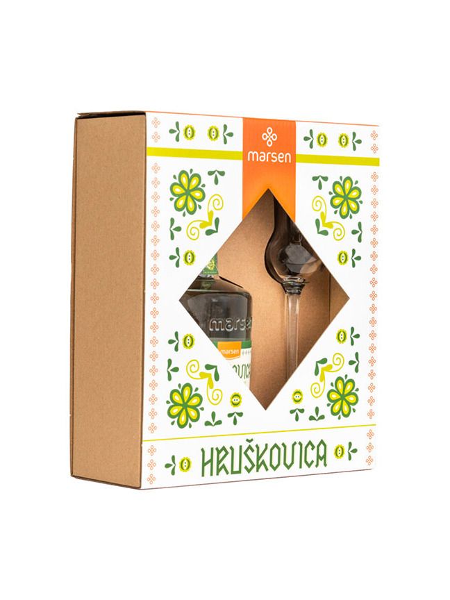 Marsen HRUŠKOVICE Traditional 42% 0,5 l + sklenička