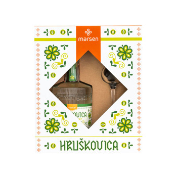 Marsen HRUŠKOVICE Traditional 0,5l 42% + sklenička - 2