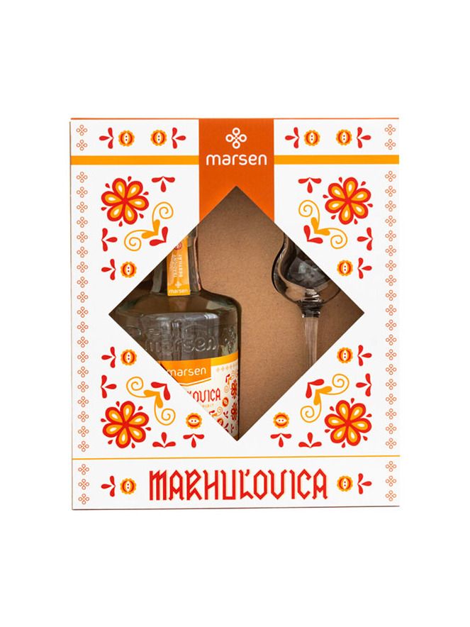 Marsen MERUŇKOVICE Traditional 42% 0,5 l + sklenička