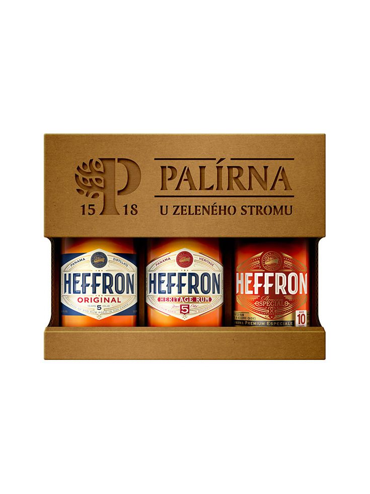 Heffron degustační sada 3 x 0,2l 37,67%