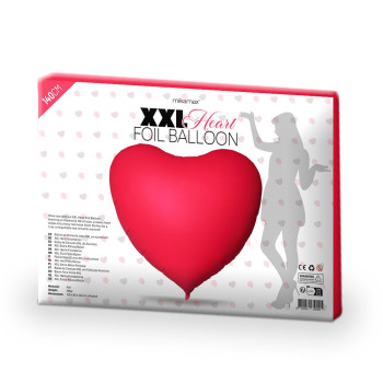 MIKAMAX XXL Heart Foil Balloon