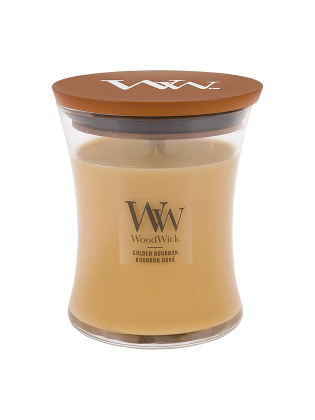 WoodWick Golden Bourbon glass medium