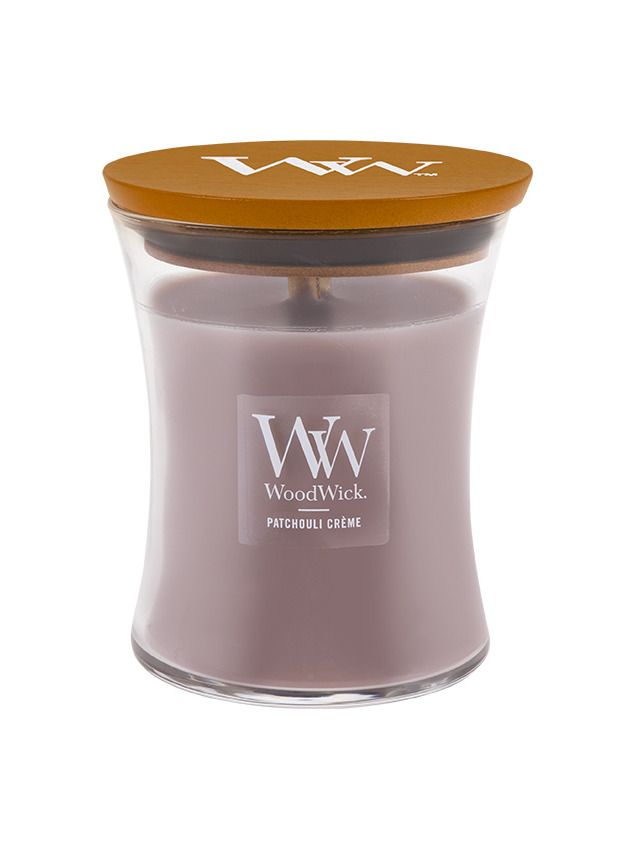 WoodWick Patchouli Creme glass medium