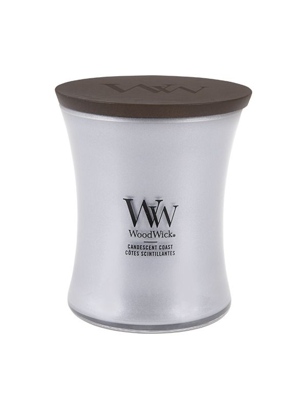 WoodWick Precious Metals Candescent Coast glass medium