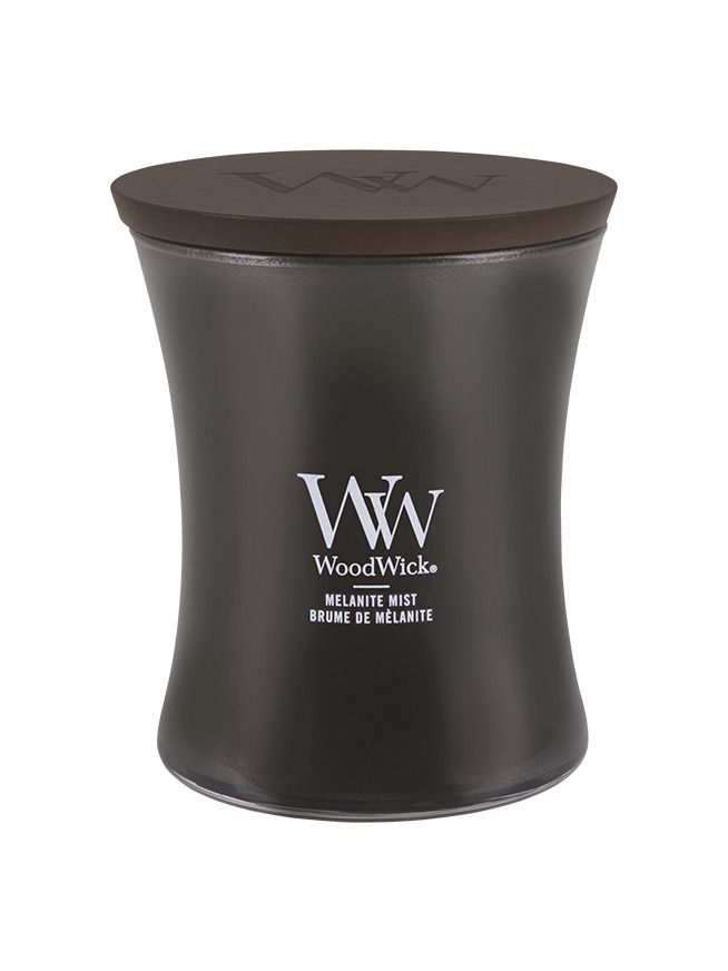 WoodWick Precious Metals Melanite Mist glass medium