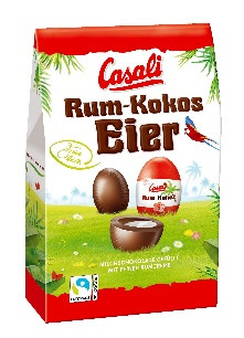 CASALI Rum Kokos vajíčka 220 g