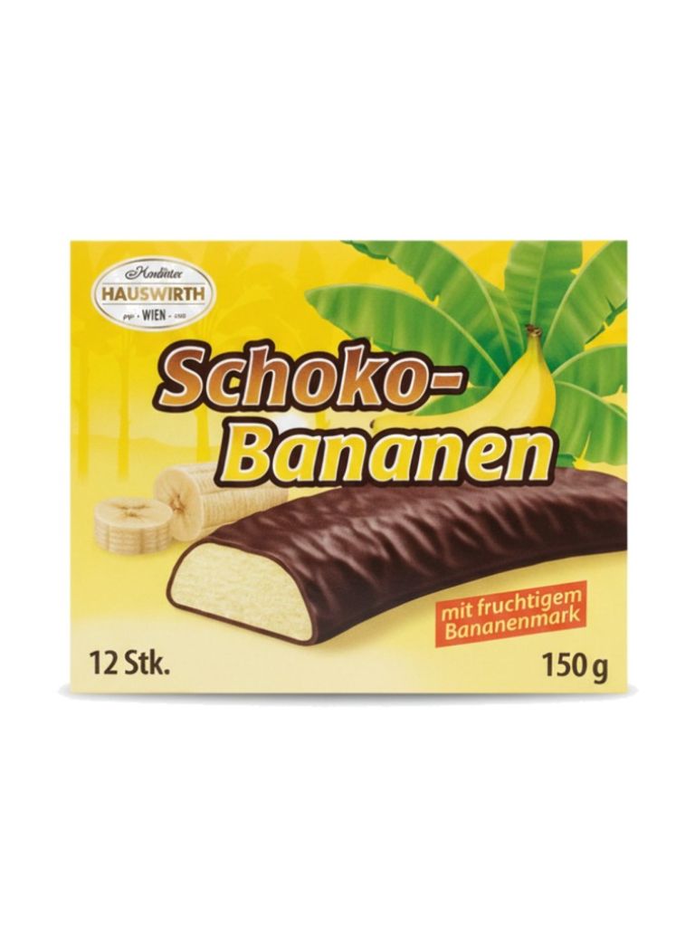 HAUSWIRTH Čokoládové banány 150 g