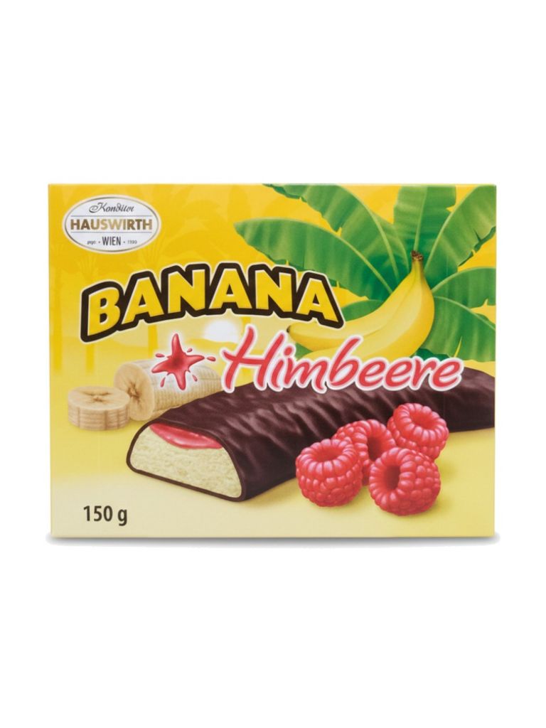 HAUSWIRTH Schoko-Bananen Himbeer 150g