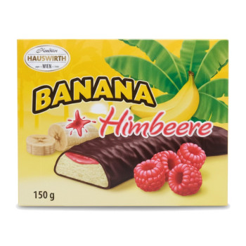 HAUSWIRTH Schoko-Bananen Himbeer 150g