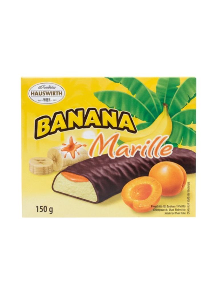 HAUSWIRTH Čokoládové banány s meruňkami 150 g