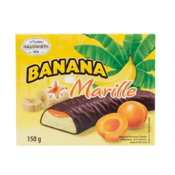 HAUSWIRTH Čokoládové banány s meruňkami 150 g
