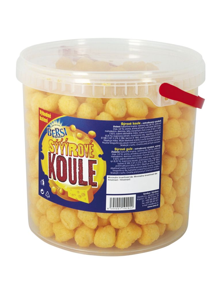 BERSI SNACK sýrové koule 250g KYBLÍK