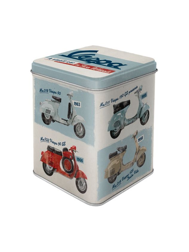 Dóza na čaj - Vespa (Model Chart)