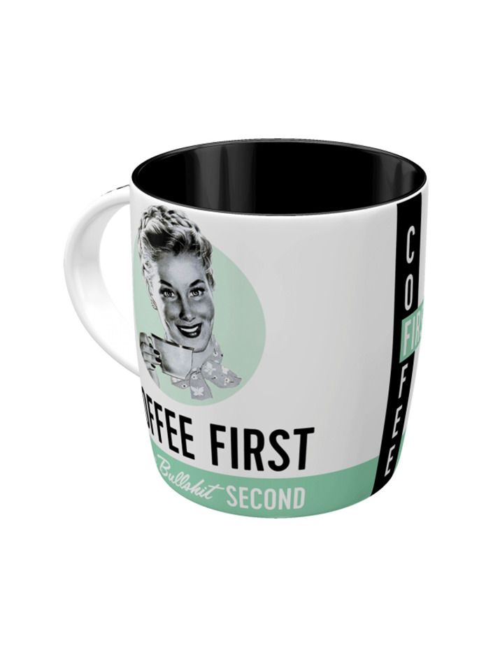 Hrnek - Coffee First, Bullshit Second