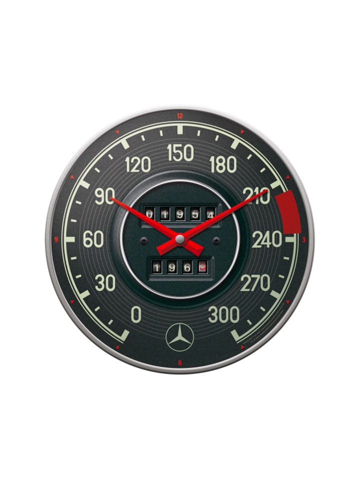 Nástěnné hodiny - Mercedes-Benz tachometr