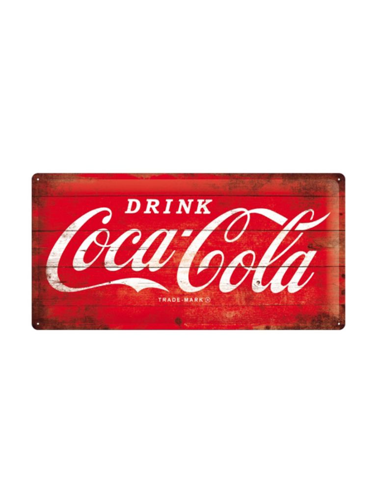 Plechová cedule - Coca-Cola (Logo) -25x50cm