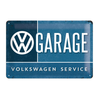 Plechová cedule - VW Garage