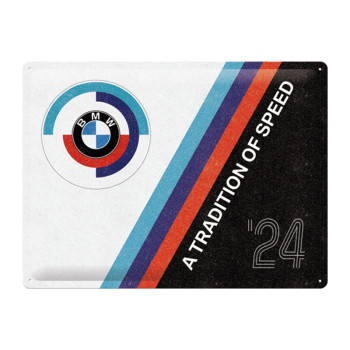 Plechová cedule: BMW Motorsport (Tradition Of Speed) - 40x30 cm