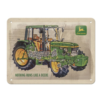 Plechová cedule: John Deere Model 6410 Cutaway - 20x15 cm