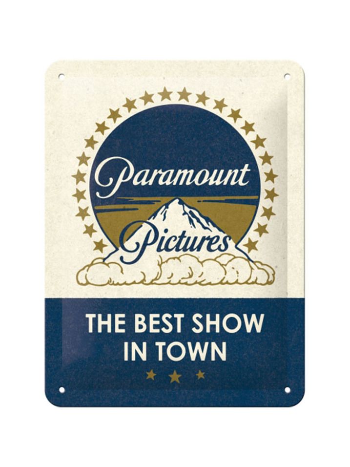 Plechová cedule: Paramount (Classic Logo) - 20x15 cm
