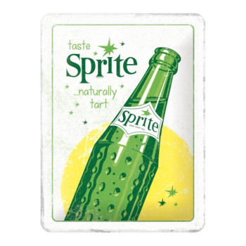 Plechová cedule: Sprite (taste) - 15x20 cm