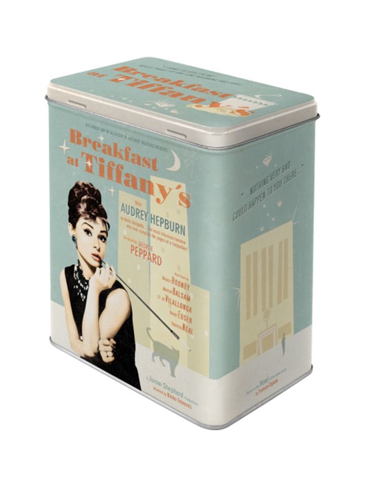 Plechová dóza - Breakfast At Tiffany's Blue