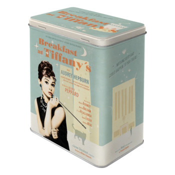 Plechová dóza - Breakfast At Tiffany's Blue