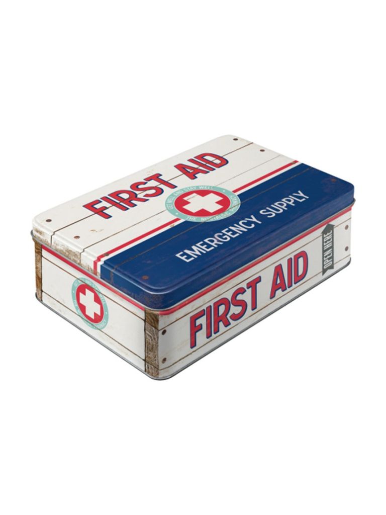 Plechová dóza - First Aid (Emergency Supply)