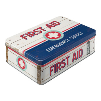 Plechová dóza - First Aid (Emergency Supply)
