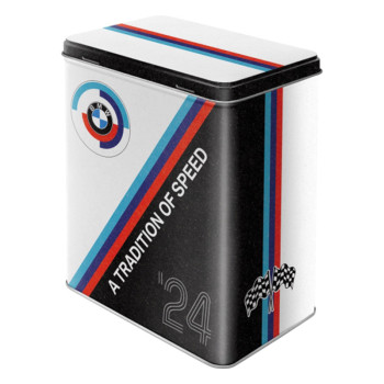 Plechová dóza L - BMW A Tradition of Speed