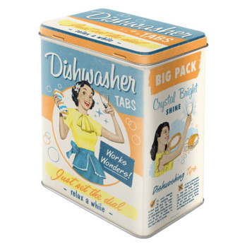 Plechová dóza L - Dishwasher Tabs