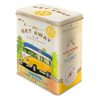 Plechová dóza L - VW Let's Get Away