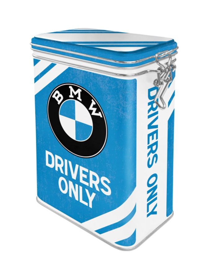 Plechová dóza s klipem - BMW Drivers Only